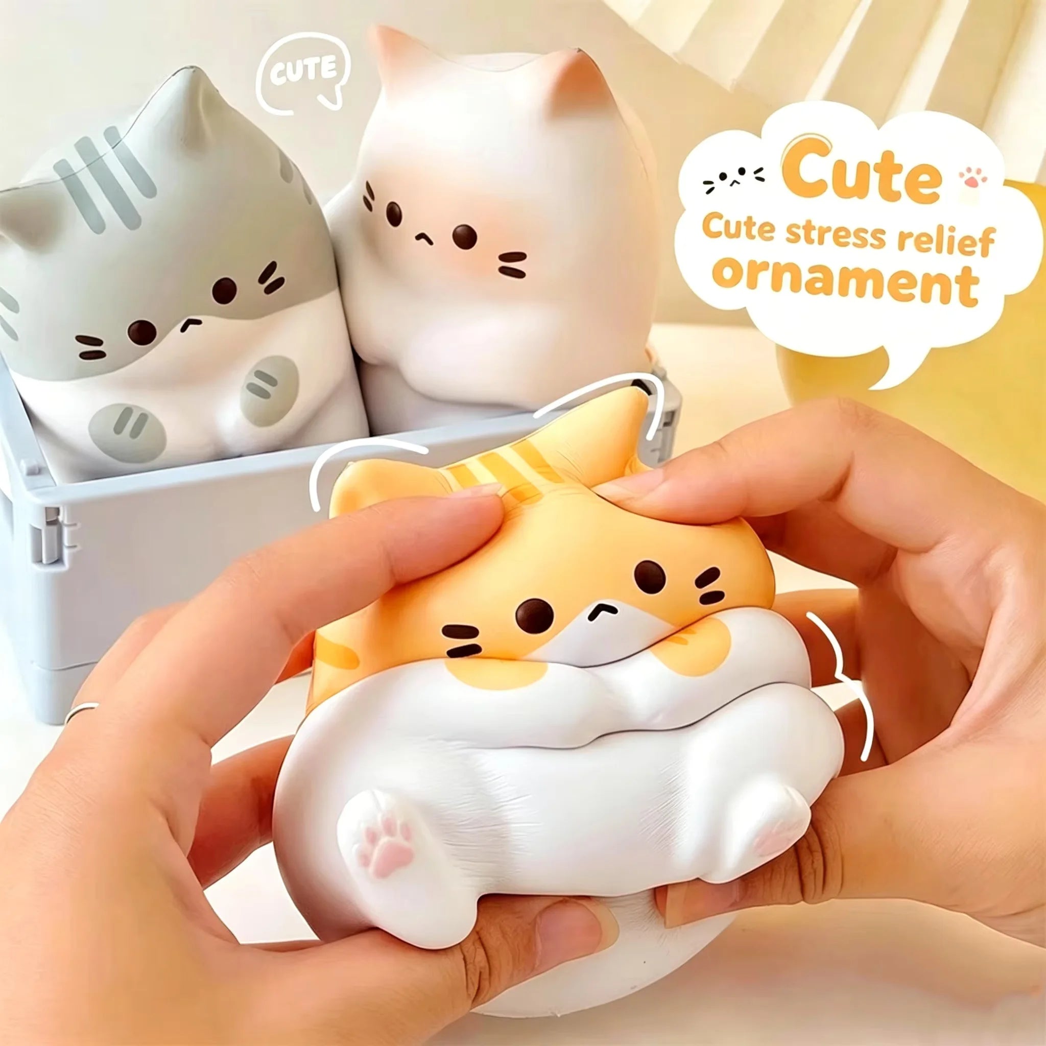 Chubby Cat Squish™ Stress Relief Toy