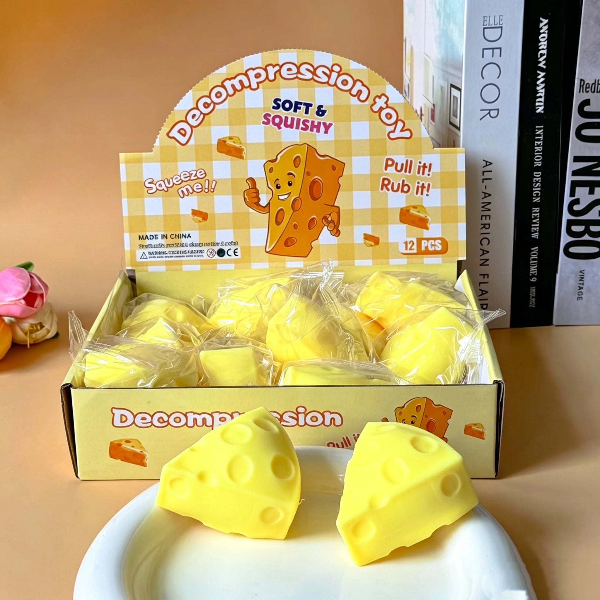 CheeseSlice™ Stress Relief Squishy