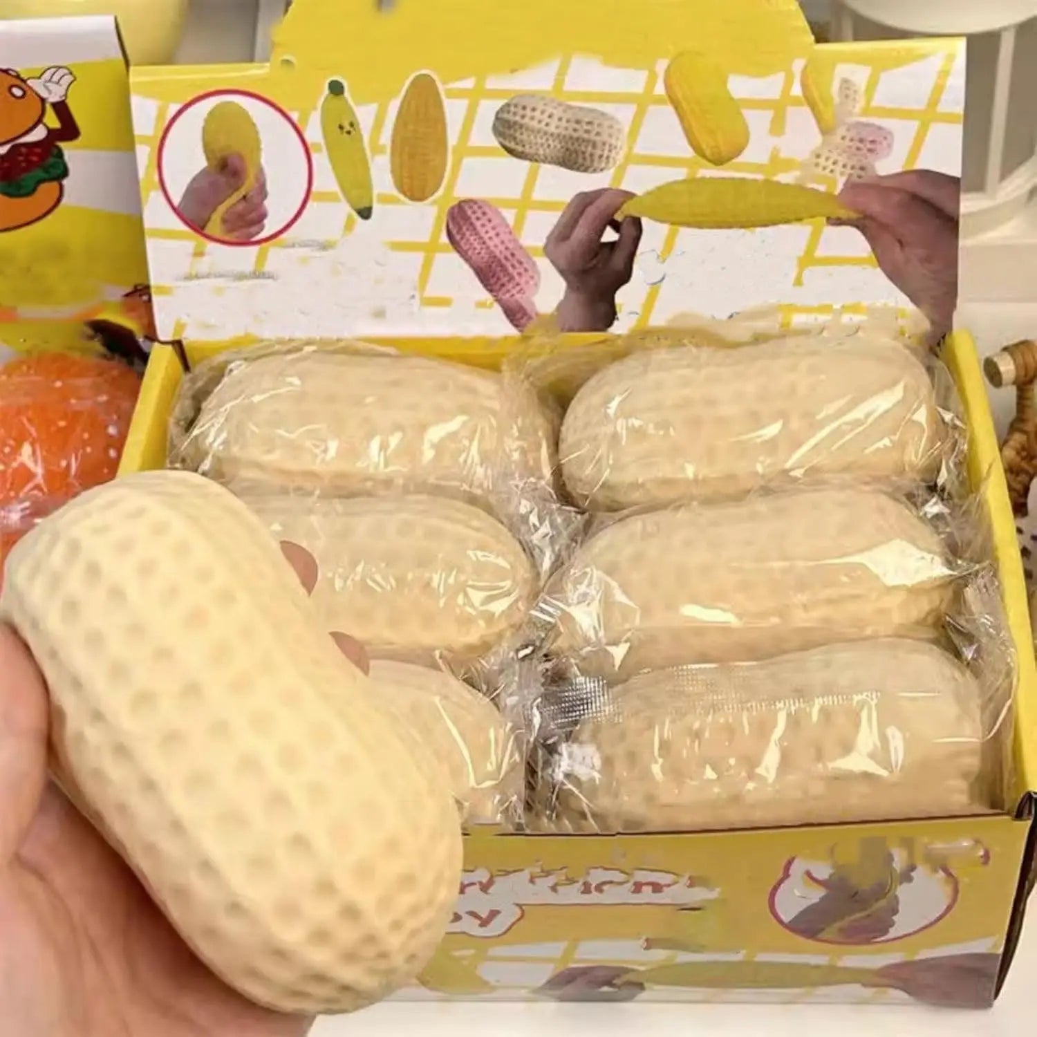 PeanutSquish™ Stress Relief Peanut